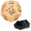 UNICRAFTALE 1 set in legno di 12 tipologie di cibo, decision Dice Wedding Gifts Funny Food Dice with Jewelry Ring Box for Husband Wife Boyfriend Girlfriend Valentines Day Gifts Anniversary Date Night