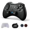 GuliKit Elves 2 Pro Controller Wireless per Switch/Switch 2/PC/Android/IOS, Controller Bluetooth con Joystick Effetto Hall, Frequenza Polling 1000Hz, Vibratore Magnetico, Super Aptico, Nero