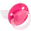 dentistar STOPPi Ciuccio per lo svezzamento per neonati e bambini piccoli - da 24+ mesi - Ciuccio in silicone supporta lo sviluppo sano dei denti - senza BPA - Made in Germany - Rosa