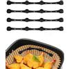 Weenkler Magneti per Carta da Forno Airfryer - 4 Pezzi Magneti in Silicone per Fissare la Carta da Forno, Magneti Airfryer per Friggitrici a Cestello Singolo e Doppio, 17.5 cm