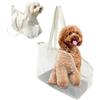 xtemtoamz Borsa per Cani Piccola Taglia, Trasportino Cani Piccola Taglia, Zainetto per Gatti, Borsa da Trasporto Traspirante per Cani per Passeggiate, Attività All'aperto ed Escursioni, Beige