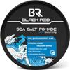 Black Red Pomata al sale marino da uomo, 120 ml, tenuta forte con lucentezza media, a base d'acqua, non grassa e facile da lavare, pomata testurizzante naturale