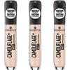 Essence CamoUFLAGE+ MATT Concealer, matita correttiva, copertura per tatuaggi, nº 23, arena calda, nude, opaco, senza olio, resistente all'acqua, senza alcool, 3 unità (3 x 5 ml)