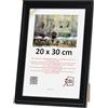 3-B - Cornice portafoto modello Salo in nero - 20 x 30 cm - con vetro acrilico