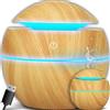 Retoo Umidificatore diffusore di aromaterapia, 150 ml, oli per aromaterapia, ad ultrasuoni con luce LED, diffusore di oli essenziali, lampada elettrica profumata per ufficio, camera da letto, colore