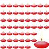 YushengTai Candele Galleggianti, 50 Pezzi Candele Galleggianti Rosso Centrotavola Matrimonio, Decorazioni Natalizie cCandele Galleggianti Piscina Utilizzato per Matrimoni, Piscine, Spa, Vasche da Bagno