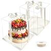 Youngever Porta Torte In Plastica Trasparente Con Coperchio - Contenitore Per Torte 30,5 Cm, Usabile In Microonde E Lavastoviglie - 4