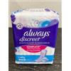 Always Discreet - Salvaslip da donna per incontinenza, lunga (20 rilegature), Big Pack, forte protezione che non senti