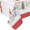 Threadmade Elrene Home Fashions - Tovaglioli di Babbo Natale, Multicolore, 60 x 120 (Tablecloth)