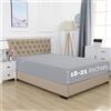 Elegant Comfort 1500, Lenzuolo con angoli per letto singolo, con tasca extra profonda per materasso alto, lussuoso e morbido, con tasca intelligente, senza pieghe, king size, di qualità alberghiera,