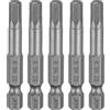 QUARKZMAN 5pz H5,0 Chiavi a Brugola per Punte da Trapano 5mm Punte Metriche Piane 1/4 Attacco Esagonale 50mm (2) Punta Cacciavite Esagonali Magnetico Lungo Industriale per Viti
