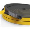 YingErTool Nastro adesivo in schiuma, 2 rotoli da 6 mm (larghezza) x 6 mm (profondità) x 5 m (lunghezza), paraspifferi per porte e finestre, insonorizzante, nastro sigillante per fessure, lunghezza totale 10 m