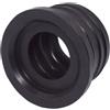 SKIR'CO Set di 5 manicotti in gomma nera 40 x 25 mm per tubo di scarico, raccordo, adattatore e riduttore