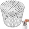 YITYDaMai Parafoglie per Canali di Gronda, Filtro per Grondaia, Griglia di Protezione per Pluviale in Acciaio Inox, Filtro Griglia di Scolo per Grondaia in PVC Tubo di Scarico (90-110 mm)