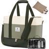 LOVEVOOK Borsa da viaggio da donna, impermeabile, Weekender Travel Duffel Bag con scomparto per scarpe, borsa da clinica, per la nascita della mamma, per la sauna, per lo sport, per il viaggio Ryanair