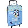 mybagstory - Valigia Bluey - Valigia Trolley Bambino 42 cm - Bagaglio Cabina leggero con ruote - Blu