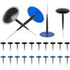 EXLECO Kit Riparazione Gomme, 24 Pcs(4.5 x 41mm) Toppa per Tappo per Pneumatici, kit foratura Tappi Ripara, Patch di Riparazione Pneumatici, Tubeless Universale Ripara Gomme per Auto, Moto, Biciclette