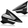 TECTICO Copri Specchietti Retrovisori - Calotte Specchietti Esterni Compatibile con Seat Leon MK3 5F ST/FR/Cupra 2012-2020, Ibiza Mk5 Arona KJ7 2017-2020, Nero Lucido, 1 paio