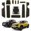 Tappetini Auto Su Misura Per Jeep Avenger Benzina 2023 - Set 4 Pezzi, Neri, Con Battitacco In Gomma