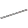 Ganter Normelemente | Scala/righello in acciaio inox | autoadesivo | posizionamento verticale | 150 mm | 1 pezzo | GN 711-NI-150-S-U