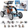 Weiongppy 13 in 1 giocattolo solare robot giocattolo educativo STEM con 190 pezzi per bambini ragazzi ragazze a partire da 8+ anni, giocattolo creativo da costruzione per scienza e tecnologia
