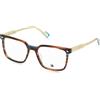 STING PLASTIC OPT FRAME MAT: Cellulose acetate_C: BLACK GRAD STRIPED BROWN/OCHRE D: 145x18 / Male Cura della persona e salute