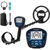 Raddy MD120A Rilevatore di Metalli Professionale per Adulti, Rilevatore d'Oro ad Alta Precisione con 4 Modalità, Bobina Impermeabile da 10 IPX7, Display LCD, Cuffie, Borsa e Pala per la Ricerca di