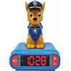 Lexibook - La Squadra dei Cuccioli Sveglia Digitale con Luce Notturna Snooze e Suoni, Orologio, Chase Luminoso Paw Patrol Marshall Cane - Blu/Rosso - RL800PALXB