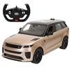 ColorBaby RASTAR - Telecomando radiocomandato, Range Rover Sport SV, scala 1:14, replica ufficiale, telecomando 2.4 GHz, porte a battente, colore assortito nero o beige, per bambini dai 6 anni (41372)