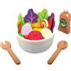 Vedes Topolino da cucina set insalata in legno, 30 pezzi
