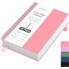 EMSHOI Taccuino B5 a quadretti, blocco notes a spirale con 300 pagine / 150 fogli, carta a quadretti da 100 g/m² per scrivere, copertina rigida in PVC, taccuini per scuola, lavoro, disegno, viaggio