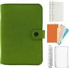 Jalach Raccoglitore ad anelli in feltro A5 A6 ricaricabile, raccoglitore A6 A5 con 90 fogli di carta a righe, raccoglitore ad anelli, diario, planner, calendario, organizer per lavoro, scuola, ricette