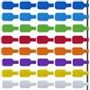PacuM 40 Pezzi Etichette per Cavi Elettrici Nylon Etichette Con Filo Riutilizzabili Étiquettes Autocollantes Impermeabili Antimacchia per L'Archiviazione L'Identificazione Cavi (Colorati)