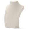 Oirlv Lino Collana Display Busto Gioielli 3D Collana Organizzatore Gioielli Display (H-21,5cm)