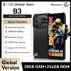 IIIF150 B3 Telefono robusto Doppio display 20 GB RAM 256 GB ROM 100 MP Fotocamera Smartphone robusto ultrasottile 10800 mAh G96 Android 14