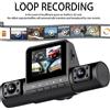 DAINU Monitor di parcheggio per auto Dash cam a 4 obiettivi M80Pro con registrazione per visione notturna a infrarossi HD 1080P, adatto a tutti i tipi di veicoli.