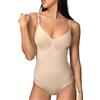 Bodyeffect - Body Contenitivo Invisibile e Senza Ferretto con Tassello Antibatterico con Spallino Stretto e Regolabile Art. 510119 (M/L, Skin)