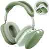 FINTIE Cover Compatibile con AirPods Max Cuffie, Protettiva Custodia Auricolare e Head Fascia Cover in Silicone Compatibile con Apple AirPods Max Cuffie, (Verde)