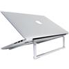 MMOBIEL Supporto PC Portatile Pieghevole - Supporto per Laptop da 10 a 18 pollici - Ventilato per Laptop Universale da Scrivania Compatibile con MacBook, ASUS, Acer e altro - Alluminio