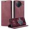 Monweicz Cover Compatibile con Xiaomi Poco F7 Ultra, Custodia Portafoglio con Slot per Scheda, Protezione Completa Premium in Pelle PU, Flip Libro Magnetica Xiaomi Poco F7 Ultra, Vino Rosso