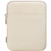 Dadanism 6-7 Pollici Custodia Protettiva Sacchetto per Nuovo 7 Kindle Paperwhite e Kindle Colorsoft Signature Edition, 6 K-indle 11ª Gen, 6 Kobo Clara BW, K-indle Oasis E-Reader, Beige