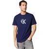 Calvin Klein SS 30S WHSL CKJ 2TONE CK Graphic LV14RE829G Maglietta Grafica da Uomo, Nero (Nero), XL, Nero (Nero), XL