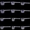 Set 4 Cucchiai Dosatori In Plastica Trasparente 100/70/50/40 Ml - Misurini Per Detersivo, Latte In Polvere, Farina, Proteine