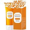 Uzionoie Gel Esfoliante Degli Enzimi Arancioni,Gel Esfoliato Per Il Viso,Orange Enzymes Exfoliating Gels,Migliora La Consistenza Della Pelle,Esfoliatore Viso Ideale Per Tutti I Tipi Di Pelle