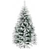 Avilia Albero di Natale Artificiale Innevato di 210 cm con 1078 Rami. Perfetto per Interni, Pronto per Essere Decorato con Luci e Ornamenti Natalizi con Base in Metallo e Innesto Facile Ø 110 cm