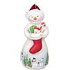 Hallmark Keepsake Ornamento natalizio 2024, Snowtop Lodge Noelle T. Klaus, porcellana, regali da collezione di pupazzo di neve