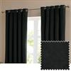 furn. The Ultimate Velvet oscuranti occhielli coppia di tende - Tende in velluto opaco termico morbide ed eleganti che bloccano la luce (Nero - 229x183cm)