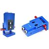 Becho Nuovo Blu Alluminio Pocket Hole Drill Jig Kit con Step Drill Bit Lavorazione Del Legno Cutter Tool Set