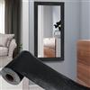 STNRST-IN Bordatura per carta da parati con venature del legno nero, impermeabile, moderna autoadesiva, decorativa, rimovibile, per tavoli, sedie, porte, finestre, pavimenti (10 cm x 10 m)