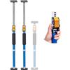 TOPWAY Set di 2 Puntello Telescopico di Supporto, Puntone di Espansione per Cartongesso 160-290cm Supporta Fino a 60kg Asta Telescopica